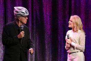 John Guare and Sherie Rene Scott   Photo