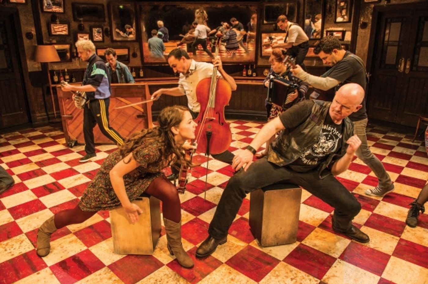 Photo Flash: First Look at Declan Bennett, Zrinka Cvitesic and More in West End's ONCE  Image