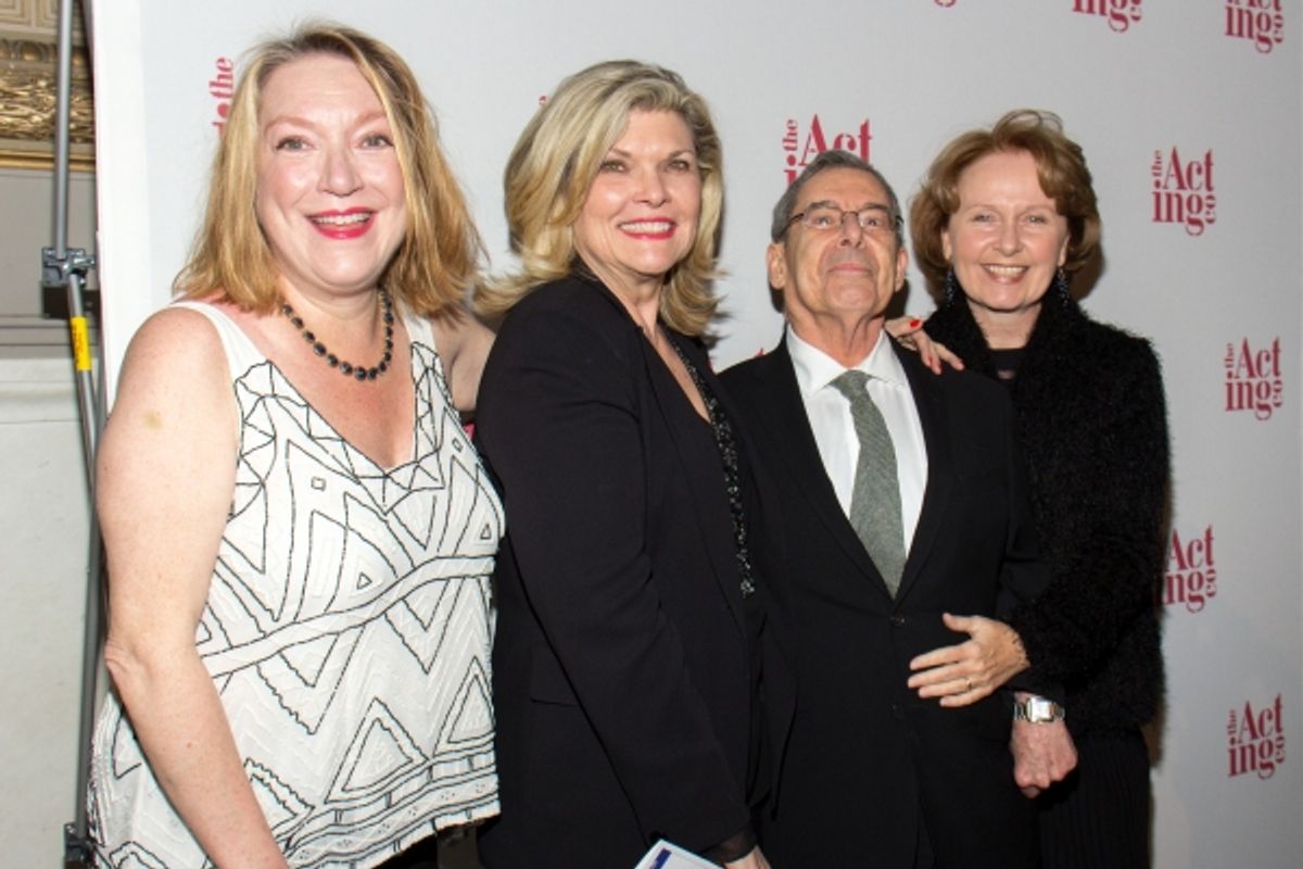 Kristine Nielsen, Debra Monk, Nicholas Martin, Kate Burton at 