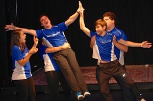 Francesca Villa, Sam McCarty, Daniel Houbrick, Matt Aromando, and Ben Lewis @ BroadwayWorld Francesca Villa, Sam McCarty, Daniel Houbrick, Matt Aromando, and Ben Lewis Photo