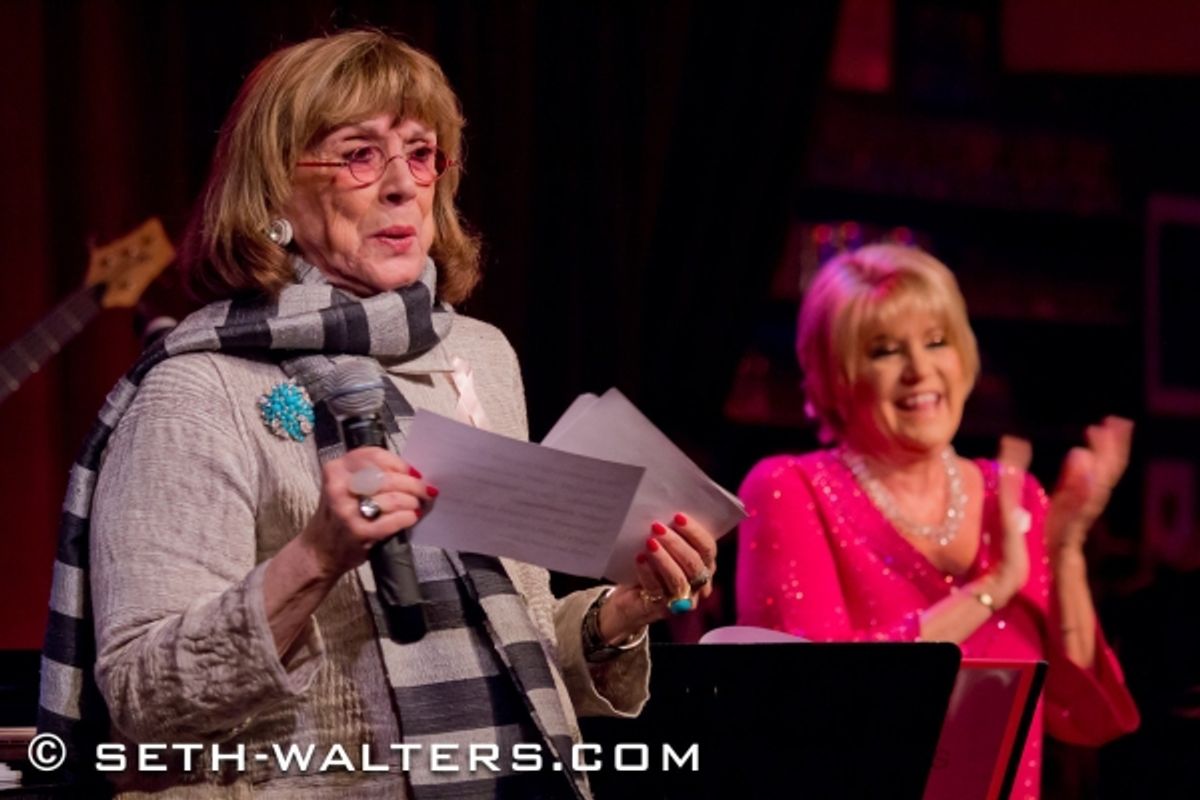 Phyllis Newman, Lorna Luft at 