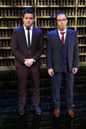 Performer and Writer Derek Delgaudio, Performer and Magic Choreographer Helder Guimaraes @ BroadwayWorld Performer and Writer Derek Delgaudio, Performer and Magic Choreographer Helder Guimar Photo