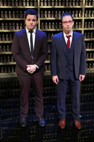 Performer and Writer Derek Delgaudio, Performer and Magic Choreographer Helder Guimar Photo