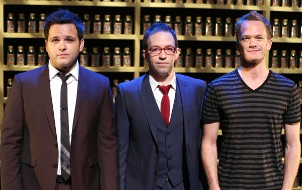 Performer and Writer Derek Delgaudio, Performer and Magic Choreographer Helder Guimar Photo