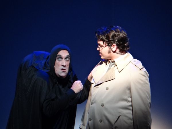 Mark Netherly as Igor and Brian F. Finnerty as Dr. Frederick Frankenstein Photo