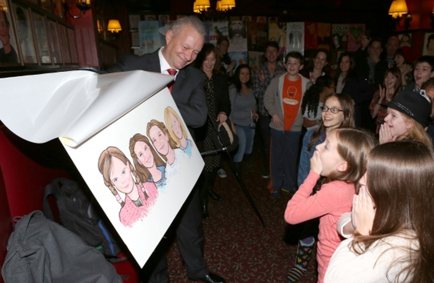 Photo Coverage: MATILDA's Leading Ladies Get Surprise Portrait at Sardi's  Image