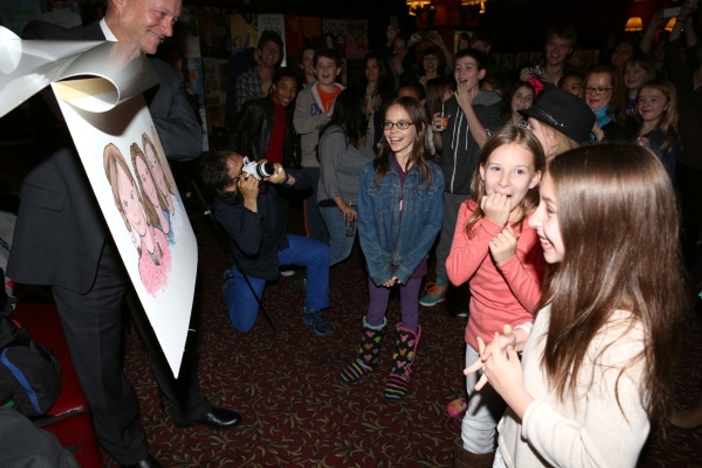 Photo Coverage: MATILDA's Leading Ladies Get Surprise Portrait at Sardi's  Image