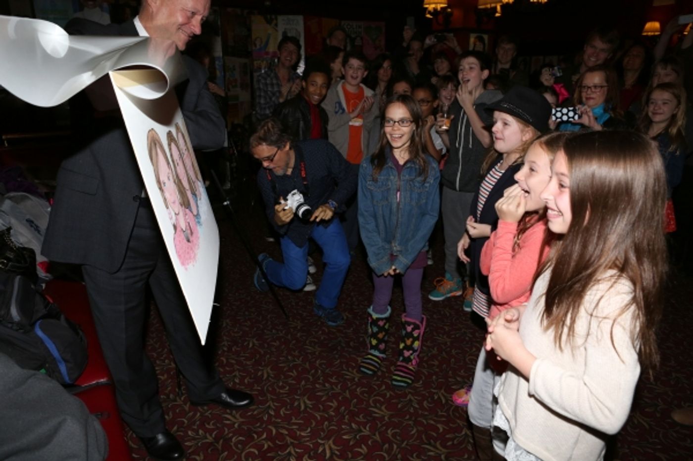 Photo Coverage: MATILDA's Leading Ladies Get Surprise Portrait at Sardi's  Image