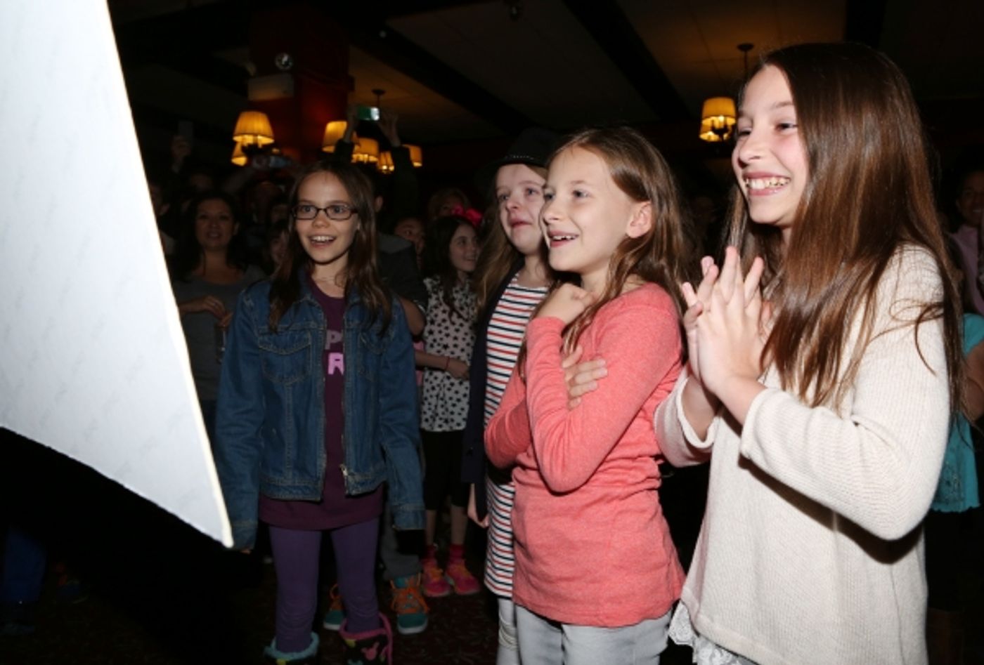 Photo Coverage: MATILDA's Leading Ladies Get Surprise Portrait at Sardi's  Image