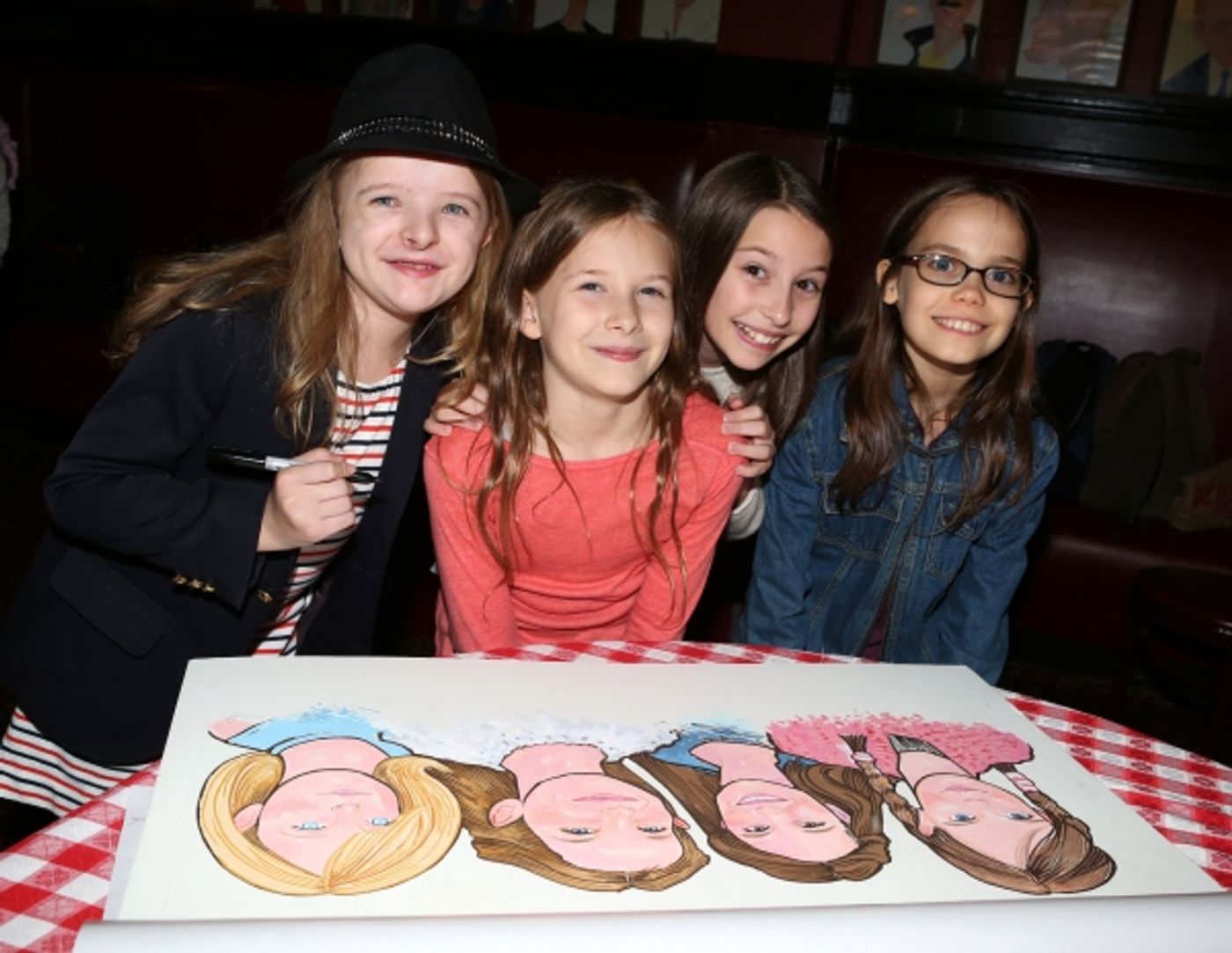 Photo Coverage: MATILDA's Leading Ladies Get Surprise Portrait at Sardi's  Image