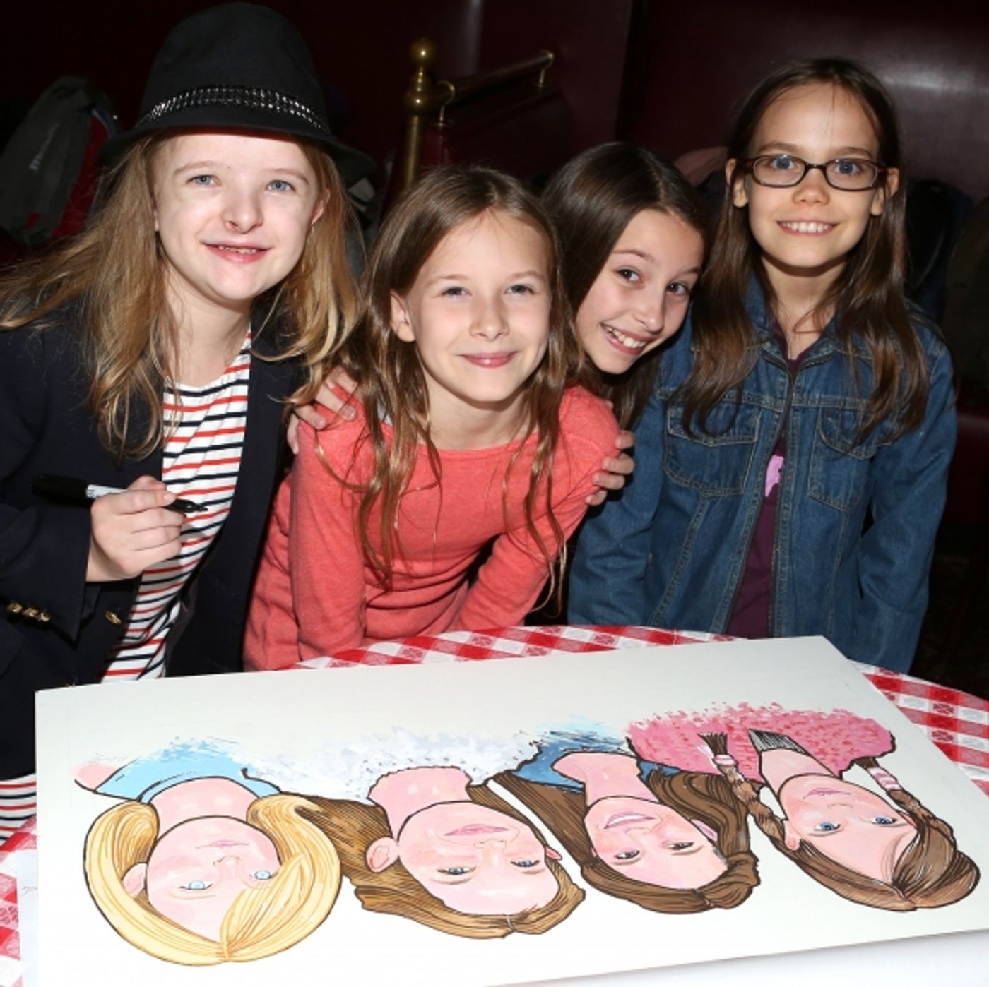 Photo Coverage: MATILDA's Leading Ladies Get Surprise Portrait at Sardi's  Image