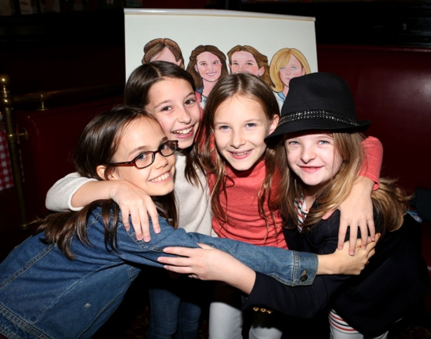 Photo Coverage: MATILDA's Leading Ladies Get Surprise Portrait at Sardi's  Image