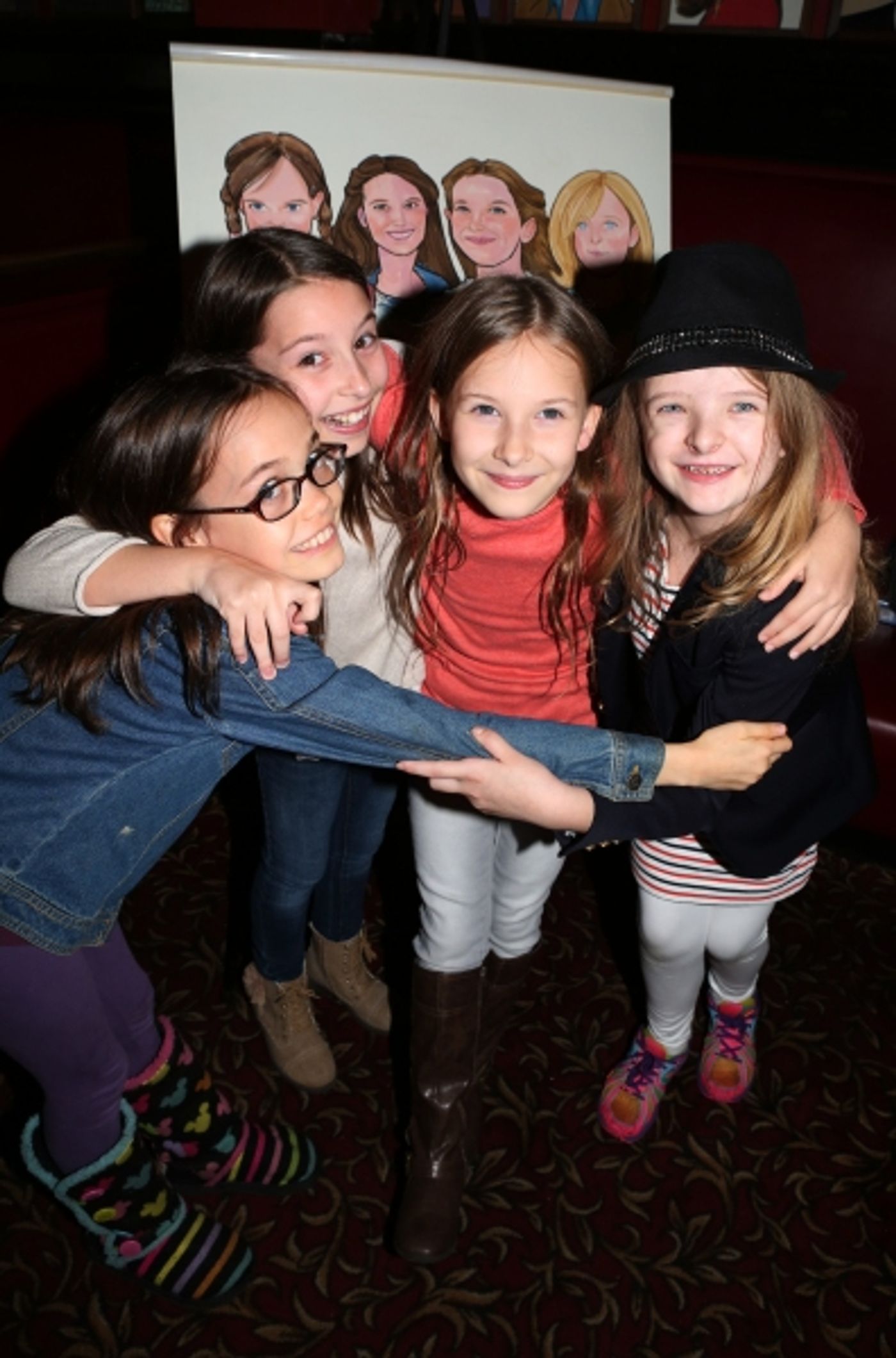 Photo Coverage: MATILDA's Leading Ladies Get Surprise Portrait at Sardi's  Image