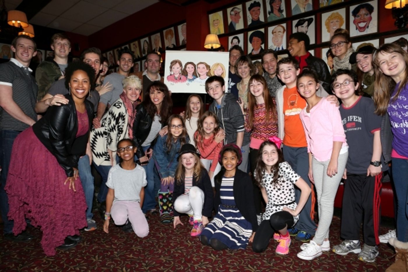 Photo Coverage: MATILDA's Leading Ladies Get Surprise Portrait at Sardi's  Image