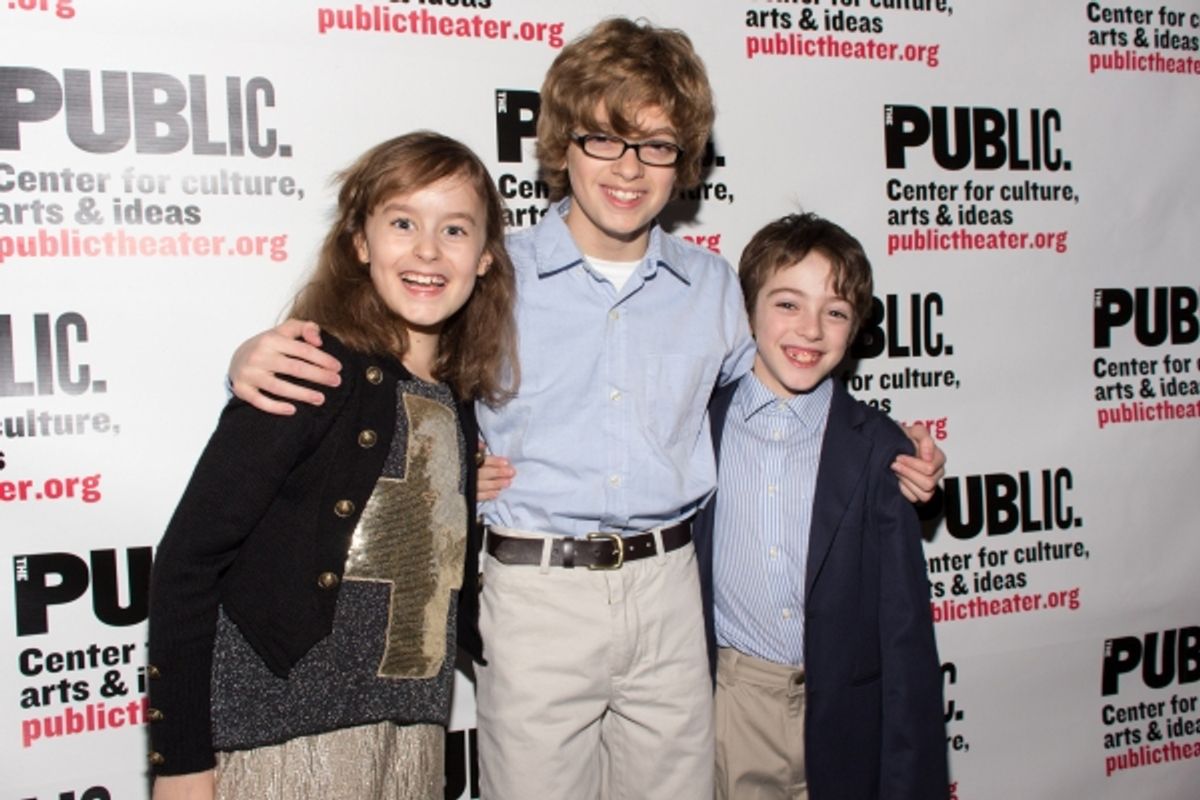 Sydney Lucas, Griffin Birney, Noah Hinsdale at 