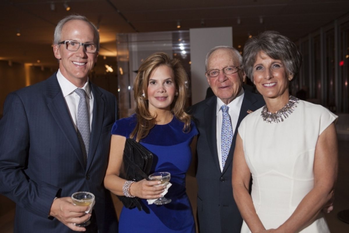 Bill Wolf, Meredith Bluhm-Wolf, Edward S. Weil, Dia S. Weil at First Look at The Art Institute of Chicago's Snap Gala