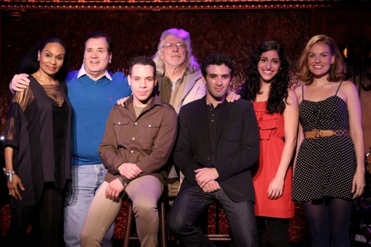 Vivian Reed, Lee Roy Reems, Robin DeJesus, Martin Charnin, Jarrod Spector, Jennifer Apple and Tiffin Borelli at 