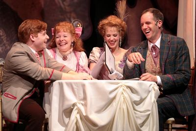 Lee Slobotkin, Maggie Portman, Emily Rohm and Jeff Diebold Photo