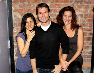 Florencia Lozano, Ana Cruz Kayne and Ed Trucco Photo