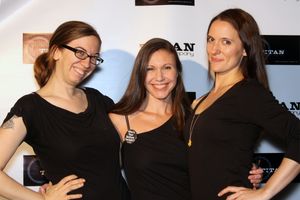 Stage Manager Anna Grace Carter, Assistant Director Alyssa Van Gorder, and cast membe Photo