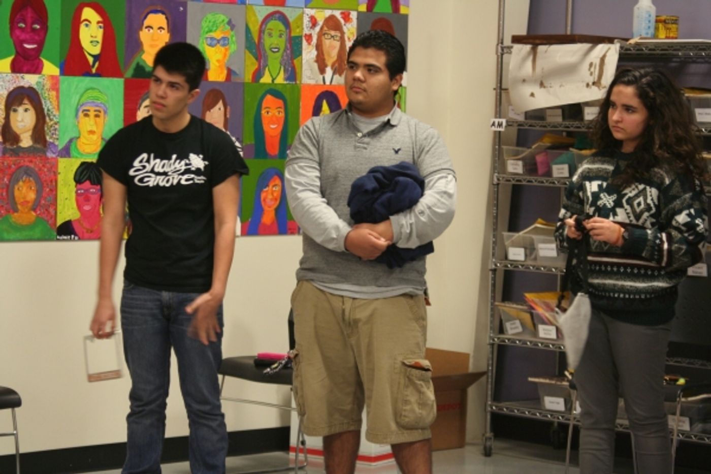 Photo Coverage: PETER AND THE STARCATCHER's Actors and Las Casas Foundation Help Students at Say Si in San Antonio, Texas Image
