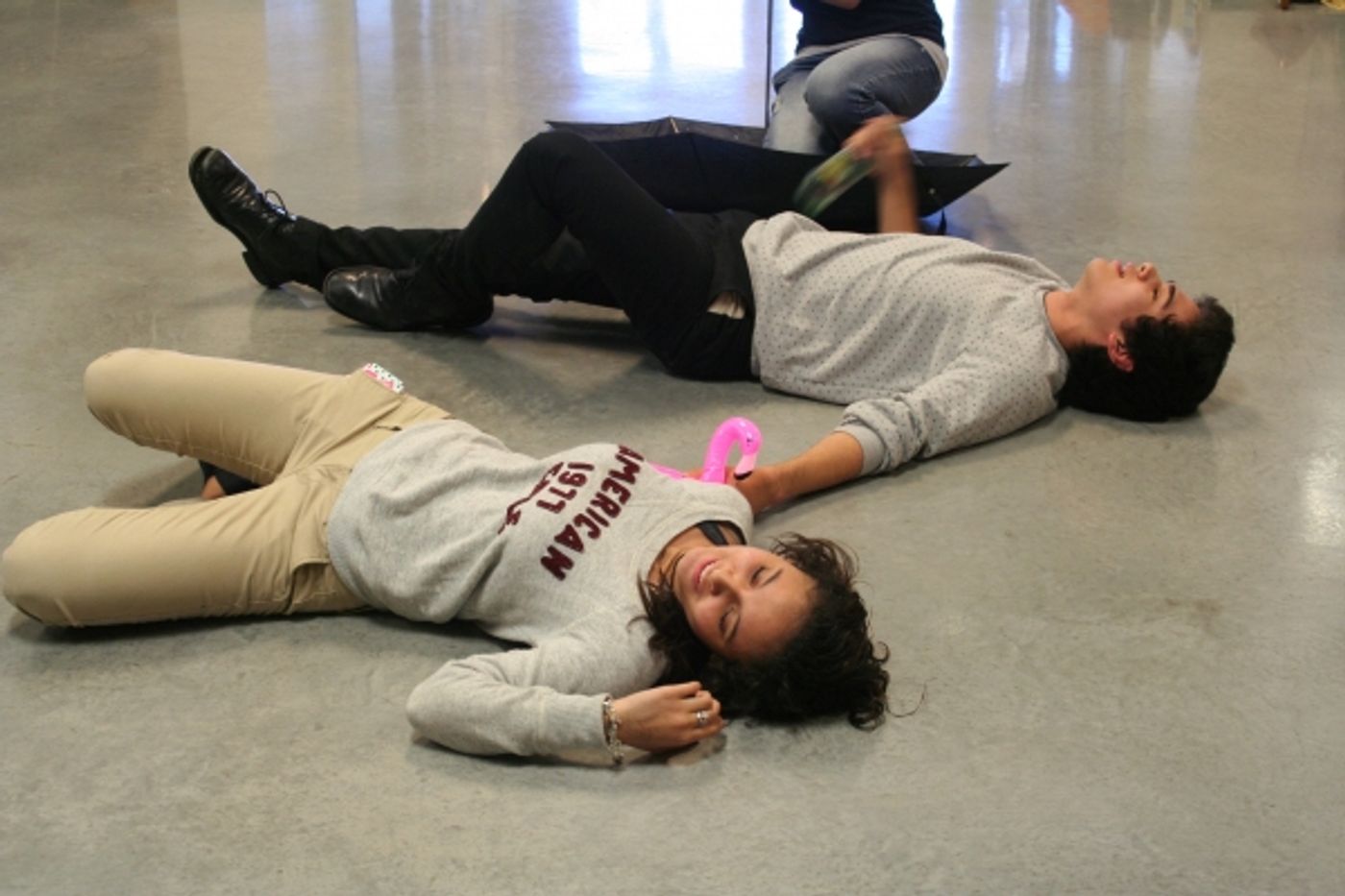 Photo Coverage: PETER AND THE STARCATCHER's Actors and Las Casas Foundation Help Students at Say Si in San Antonio, Texas Image