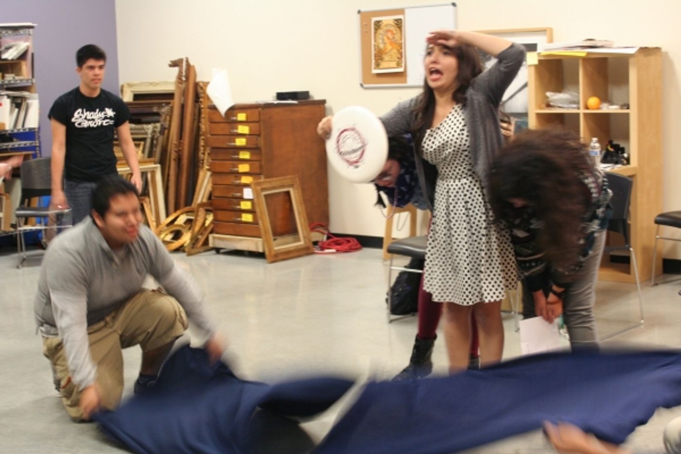 Photo Coverage: PETER AND THE STARCATCHER's Actors and Las Casas Foundation Help Students at Say Si in San Antonio, Texas Image