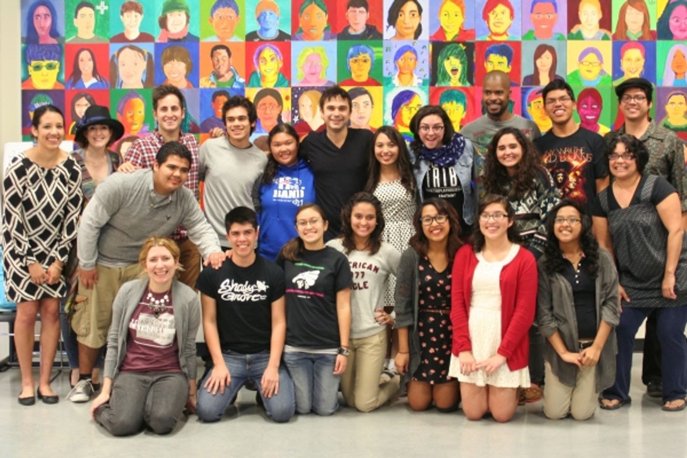 Photo Coverage: PETER AND THE STARCATCHER's Actors and Las Casas Foundation Help Students at Say Si in San Antonio, Texas Image