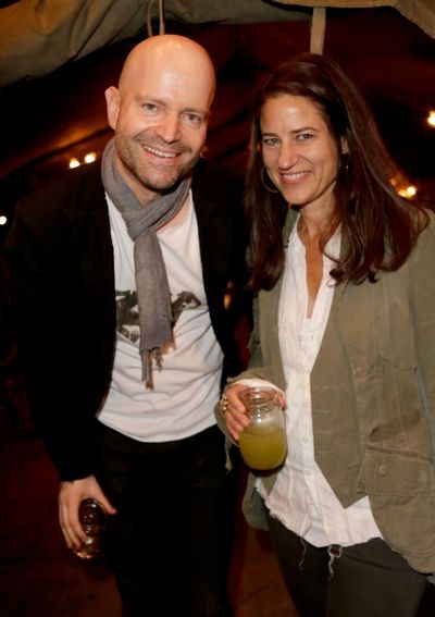 Hosts Marc Forster and Katharine Ross  Photo