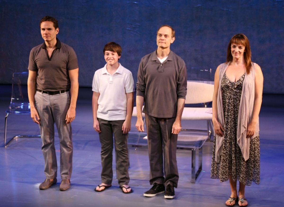 Paul Anthony Stewart, Frankie Seratch, David Hyde Pierce and Julia Murney at 