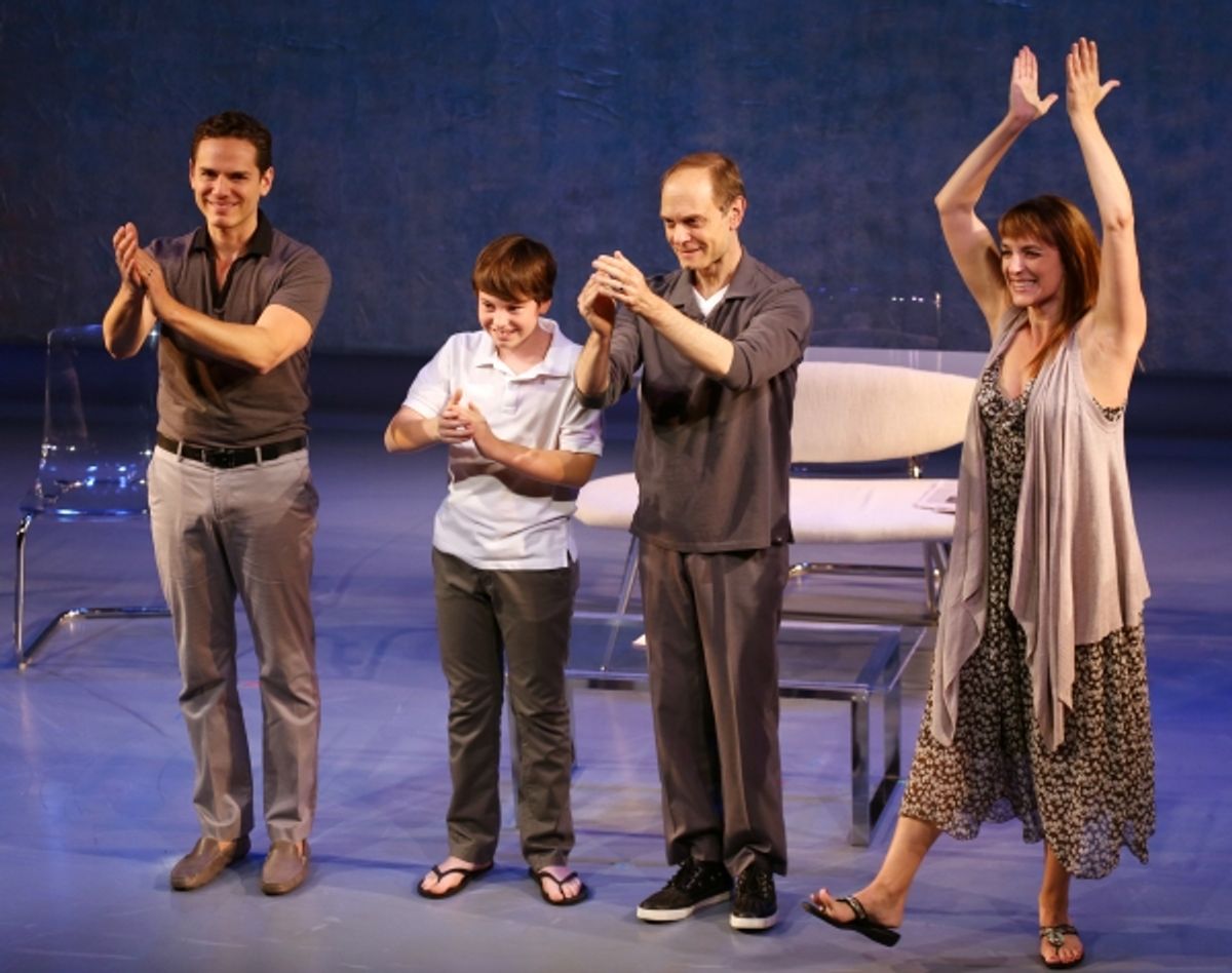 Paul Anthony Stewart, Frankie Seratch, David Hyde Pierce and Julia Murney at 