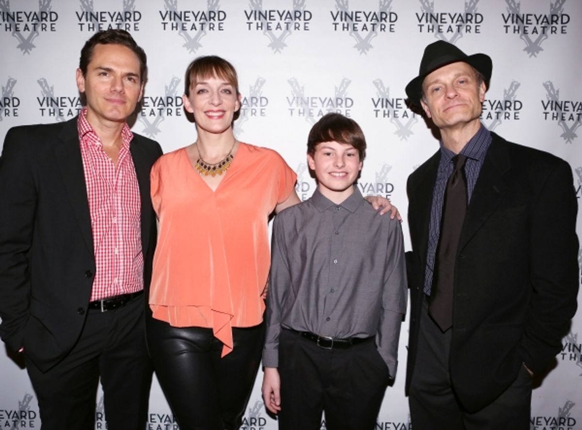 Paul Anthony Stewart, Julia Murney, Frankie Seratch and David Hyde  at 