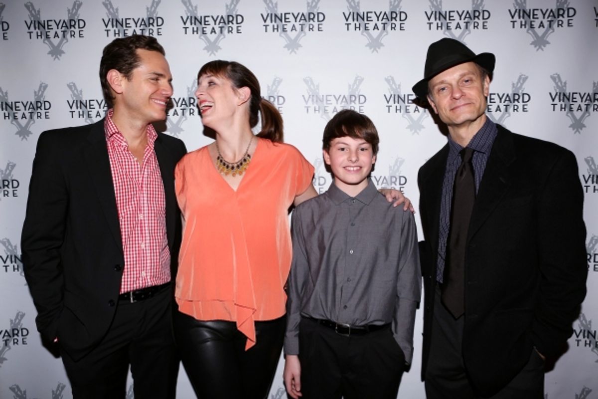 Paul Anthony Stewart, Julia Murney, Frankie Seratch and David Hyde   at 