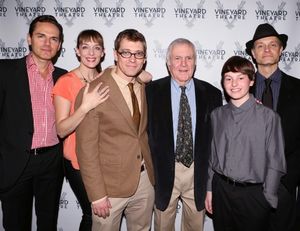 Paul Anthony Stewart, Julia Murney, Greg Pierce, John Kander,Frankie Seratch and Davi Photo