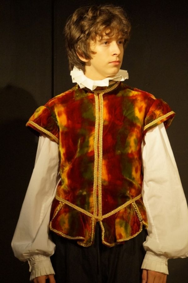 Eoin Dennis; 8th grade student at Harley, playing Lucius, servant to Brutus Photo