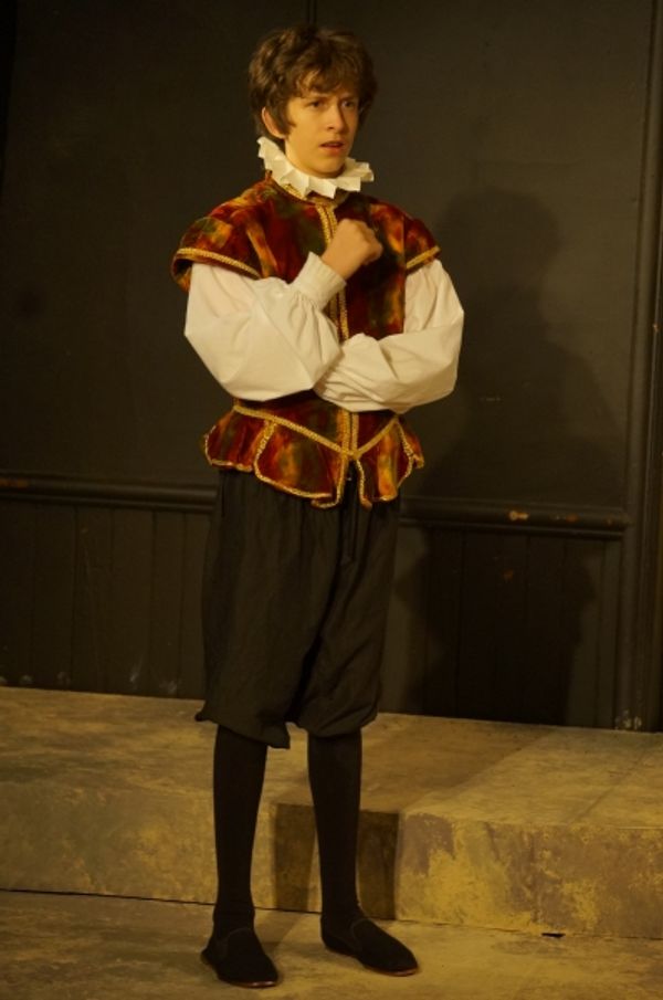 Eoin Dennis; 8th grade student at Harley, playing Lucius, servant to Brutus Photo