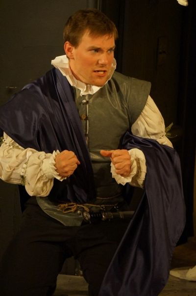 Ed Scutt playing the title role of Julius Caesar Photo