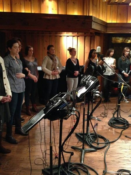 Photo Flash: In the Recording Studio with the Nuns of NBC's THE SOUND OF MUSIC! — photo 1 of 6