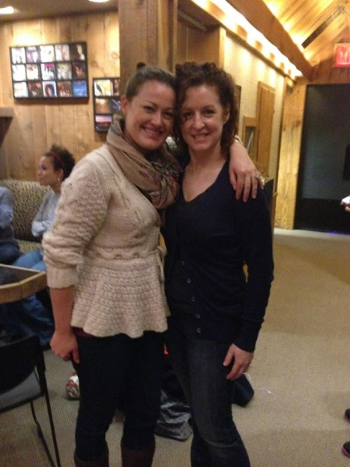 Ashley Brown and Linda Mugleston at 