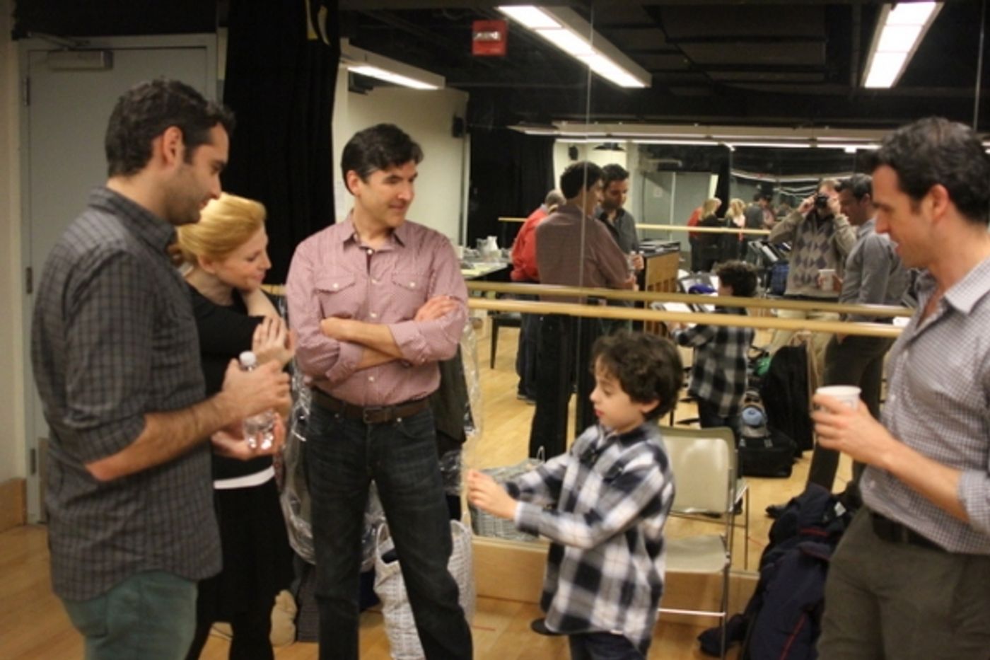 Photo Flash: In Rehearsal with National Yiddish Theatre - Folksbiene's LIES MY FATHER TOLD ME  Image