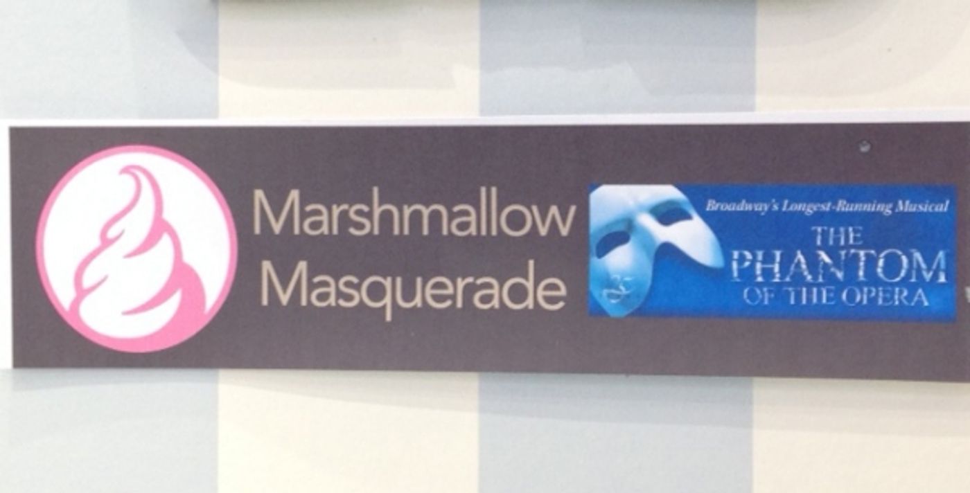 Photo Flash: Mary Michael Patterson and Jeremy Hays Try Tasti D-Lite's PHANTOM-Inspired 'Marshmallow Masquerade'  Image