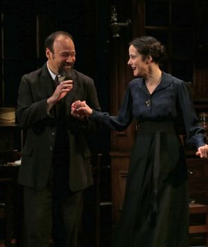 Danny Burstein, Mary Louise Parker @ BroadwayWorld Danny Burstein, Mary Louise Parker Photo
