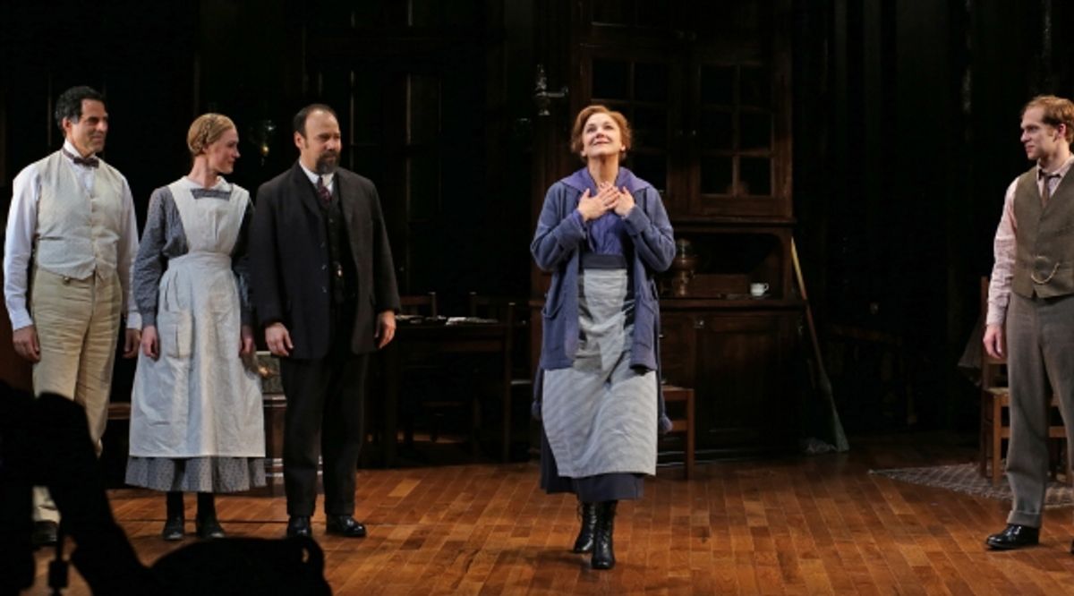 Christopher Innvar, Jessica Love, Danny Burstein, Victoria Clark, Brian Cross J. Friedman Theatre on October 24, 2013 in New York City.   at 