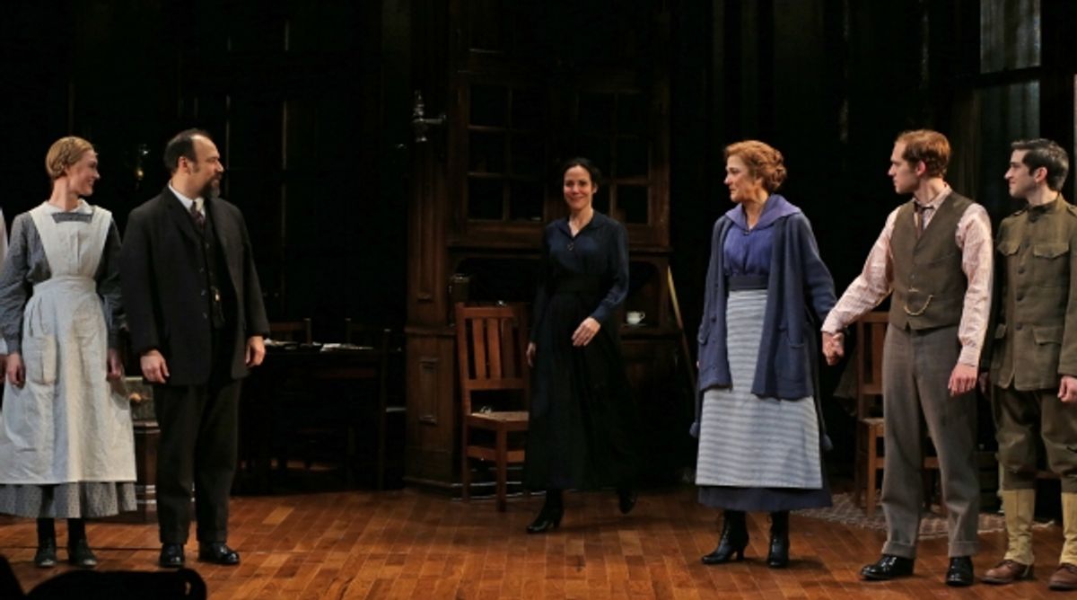 Jessica Love, Danny Burstein, Mary Louise Parker, Victoria Clark, Brian Cross and Evan Jonigkeit  at 