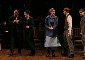 Danny Burstein, Mary Louise Parker, Victoria Clark, Brian Cross and Evan Jonigkeit  Photo