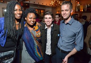 Seonseray Oates of Boston, Zeze Obasohan of Los Angeles, and THE POWER OF DUFF actors Photo