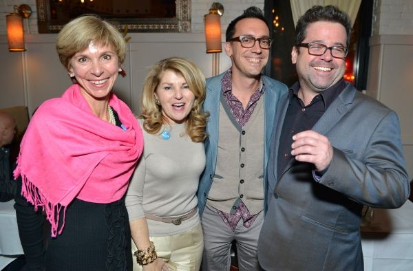 Juliet Turner of Milton, Huntington trustee Anne Fitzpatrick Cucchiaro, and Ben Bohen Photo