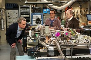 ''The Proton Displacement'' -- Sheldon feels slighted when Professor Proton (Bob Newhart, right) seeks advice from Leonard (Johnny Galecki, center) instead of him, and he seeks revenge by befriending a rival science TV host, Bill Nye (left), on THE BIG BA @ BroadwayWorld ''The Proton Displacement'' -- Sheldon feels slighted when Professor Proton (Bob Newh Photo
