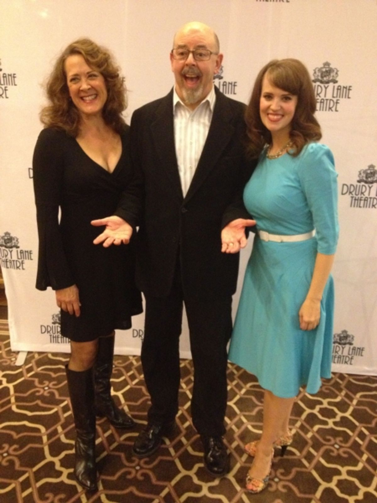 Karen Ziemba, David Lively, Emily Rohm at 