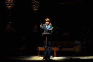 The Cast of OTHER DESERT CITIES: Joyce Cohen (Polly Wyeth), Nancy Lemenager (Brooke Wyeth), Dennis Parlato (Lyman Wyeth), Kate Skinner (Silda Grauman) and Michael Zlabinger (Trip Wyeth). @ BroadwayWorld The Cast of OTHER DESERT CITIES: Joyce Cohen (Polly Wyeth), Nancy Lemenager (Brooke W Photo